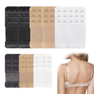 QOWUXHZ 12 Pièces Extension Soutien Gorge Extension De Soutien Gorge Soutien Gorge D'Extension De Soutien Gorge 3 Rangs 2 Crochets 3 Crochets Doux Confortable Et Extensible Convient Aux Femmes (QOW STORE, neuf)