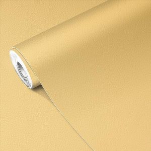 MICTER Patch de R&eacute;paration en Cuir 40 x 200cm, Auto-adh&eacute;sif Pour R&eacute;novation de Canap&eacute;, Si&egrave;ge, Vestes, Artisanat (Beige Jaune) (maxbo, neuf)