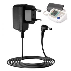 Alimentation 6V Chargeur Tensiometre pour Omron HHP-CM01 M2 M3 M4 M6 M7 M2 Basic, M3 Comfort, M7 Intelli IT, X2 X3 X4 X6, X2 Basic, X7 Smart, Adaptateur Secteur pour Omron M400 M500 M700 1.4M (JingMingHuaShun, neuf)