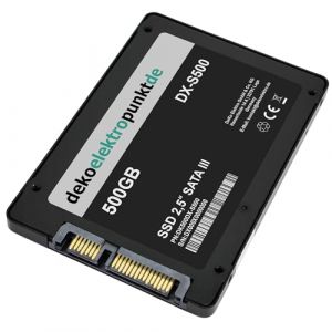 dekoelektropunktde 500 Go Disque Dur SSD Convient pour HP Compaq Pavilion dv7-1070ef, Remplacement Alternatif (dekoelektropunktde, neuf)