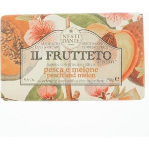 Nesti Dante 6641-03 Il Frutteto Savon &agrave; la p&ecirc;che et au melon - 250 g (Blamar, neuf)