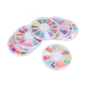 NOLITOY Patch P&acirc;te Polym&egrave;re Motif Fruits Pour Nail Art Patch Manucure Motif Fruits Pour Nail Art (M.Meteorite, neuf)