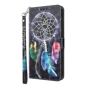 Midmelon Pochette en Cuir pour T&eacute;l&eacute;phone Apple iPhone 6 Plus / 7 Plus / 8 Plus,Coque Motif 3D Briller Clapet Antichoc Mince TPU Wallet Etui Housse AVCE Ranges Cartes Stand Aimant&eacute;,Dreamcatnet (Ucikov, neuf)