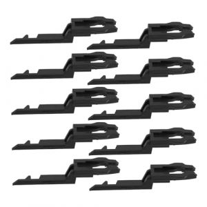 CLISPEED Lot De 10 Clés De Réarmement Pour Bouton D'urgence à Bris De Verre, Clé De Porte Intérieure Noire, Accessoire Sécurité Incendie Pour Salle De Bain Et Bâtiments Commerciaux (WenHAo, neuf)