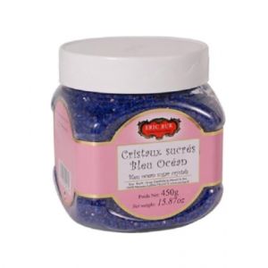 Vermicelles Multicolores 400g/Pot, Cristaux Surcés Rouges, Roses, Bleu Océan 450g/Pot - Livraison Gratuite France (450g, Cristaux sucrés bleu océan) (Bo Time - Direct Fabricant, neuf)