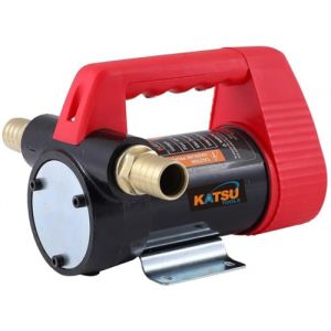 KATSU Pompe de Transfert Diesel, 175 Watts 24V DC Auto-amorçante, Portable, Mazout pour Tracteurs Caravanes Camions Engins de Construction 482113A (AIMTools Ltd, neuf)