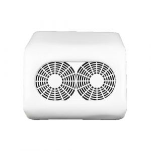 Aspirateur Ongle, Aspirateur puissant de Machine de manucure de collecteur de poussi&egrave;re d'ongle de 48w 2700 tr/min avec 2 ventilateurs outils de nettoyage d'aspiration d'art d'ongle(blanc) (JingHaiZhiJiaShiPin, neuf)