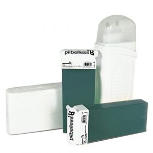 Kit Chauffe Cire + 100 Bandes Épilatoires + 2 Roll-On Cire Epilation (Aloe Vera) (OBLAIT, neuf)