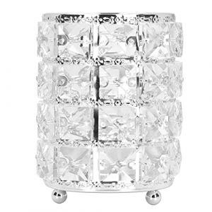 Organisateur De Porte-pinceaux De Maquillage, Organisateur De Pinceaux Cosmétiques Rond, Porte-stylo, Porte-brosse à Dents Pour Vanité, Salle De Bain, Commode, Comptoir, Bureau(argent) (Juyuaer, neuf)