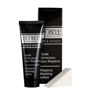 Ecobell Fluide Correcteur Alopécie waterproof 50 ML - Mascara coloré pour cheveux (Châtain Moyen) (PARAPHARMACIE PAS CHERE, neuf)