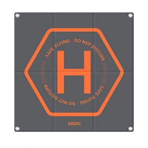 BRDRC Tapis d'Atterrissage Universel Pliable Double Face Étanche pour Drone DJI Mini 4 Pro/Mini 3/Air 3/Air 2S/Mavic 3 Pro/Spark/Holy Stone/FIMI X8SE/FPV Combo/Avata/Ruko/Autel 50,8 cm (BRDRC Direct, neuf)