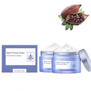 Cr&egrave;me raffermissante pour le cou pour la peau affaiss&eacute;e Hydratant raffermissant et liftant pour le traitement anti-rides du cou, cr&egrave;me nourrissante hydratante pour la peau cr&eacute;pue (2PCS) (NeoMall新汇, neuf)