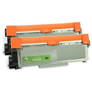 Twin-Pack TN2320 Toner Laser Compatible pour Brother HL-L2300D HL-L2340DW HL-L2360DN HL-L2365DW DCP-L2500D DCP-L2520DW DCP-L2540DN DCP-L2560DW MFC-L2700DW MFC-L2720DW MFC-L2740DW (AG.Pointcom, neuf)