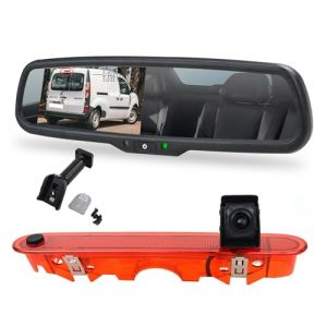 EnruigeOK Kit de cam&eacute;ra de recul pour Feux de Stop Grand Angle pour Renault Kangoo 2007-2021 Mercedes-Benz Citan 2012-2021 Cam&eacute;ra de recul pour Feux de Stop (Support pour Moniteur 4,3" n&deg; 1) (EnRuiGe, neuf)