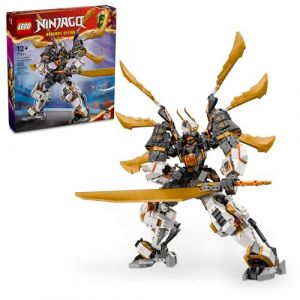 Lego Ninjago Cole Titan Dragon Mech Adventure Toy pour gar&ccedil;ons et Filles, Jouets Ninja, Ensemble de Jeu avec 1 Figurine Ninjago, Mech Ninjago avec Ailes de Dragon, Cadeau d'anniversaire pour Enfants (BrickAddict, neuf)