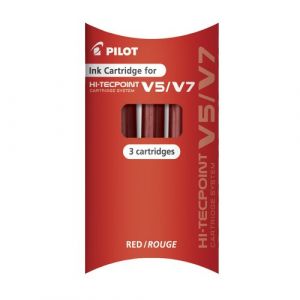 Pilot Recharge pour Rollerball &agrave; Encre Liquide Syst&egrave;me V5 / V7 - Rouge, 12 x Pack de 3 (DLM Direct FR, neuf)