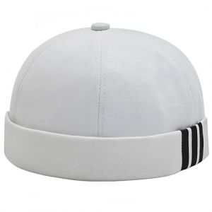 Bonnets Homme Hiver Bonnet De Nuit Homme Femme Homme Adapt&eacute; Bonnet Docker en Adjustable Docker Hat Casquette sans Visiere Rolled Cuff Brimless Hat Bonnet Marin Beanie Worker Caps Homme Bonnet (YUNIAN-Direct, neuf)