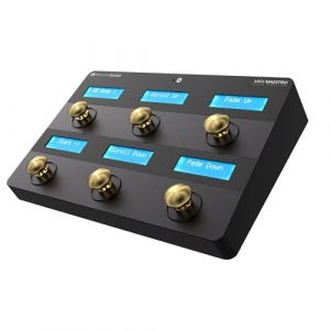 Singular Sound MIDI Maestro Gold Edition – Contrôleur MIDI tout-en-un avec pédale silencieuse, contrôle par application mobile et modes intégrés pour BeatBuddy et Aeros Loop Studio (Pedalzoo Europe, neuf)