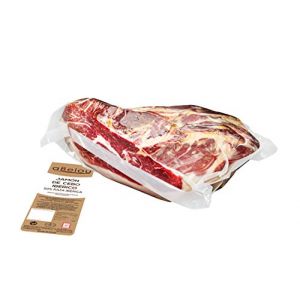 aBeiou. 1KG Jambon ibérique désossé. Affiné +30 mois à Guijuelo Espagne. Certificat de garantie Hycer. Pata negra. Jamon iberico cebo désossé. (SICNAS, neuf)