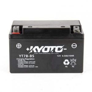 Batterie moto Kyoto SLA YT7B-BS Pronta all'uso 12V 6,5Ah 150 x 65 x 92 mm (BATTERYSET, neuf)