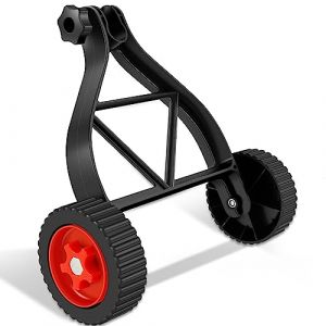 BAODBF Roues stabilisatrices pour débroussailleuse - Économie d'énergie - Roue jockey pour tondeuse à gazon avec support en métal - Roues pour débroussailleuse - Hauteur réglable - Roues auxiliaires (XIEXIAOHUA, neuf)