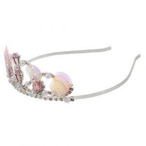 IMIKEYA Tiare Sir&egrave;ne Coquillage et Fausses Perles Diad&egrave;me Serre-t&ecirc;te pour D&eacute;guisement Anniversaire Halloween et Cosplay Th&egrave;me Oc&eacute;an (Elsy Abbas, neuf)