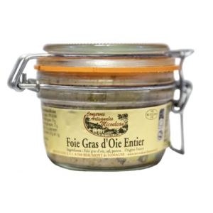 Foie gras d'oie entier 120gr - conserve artisanal - bocal - produit du sud- ouest - Conserverie Micouleau - entré Noël - produit français - exception - artisanal- sans OGM (MICOULEAU, neuf)