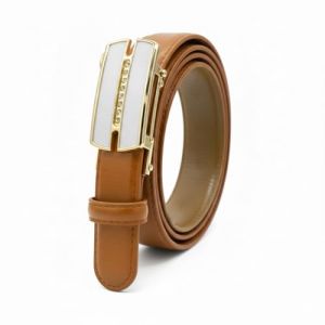 Zerimar Ceinture Femme en Cuir de Vachette V&eacute;ritable | Ceinture Femme Cuir avec Hebilla Trinquete Automatique | Largeur 24mm | Taille Ajustable | Fabriqu&eacute;e &agrave; la Main (Zerimar Group 1942, neuf)