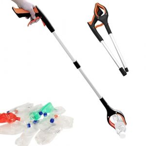 Outils De Ramassage T&eacute;lescopique, Pince pour Ramasser sans Se Baisser, Pince Ramasse Objet pour Handicap&eacute;, Pliable Rotative 360&deg;Pince Ramasse Dechets, Outil De Grabber &Agrave; Longue Port&eacute;e (chakuxt, neuf)