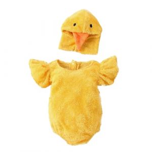 Kelandoom Poussins De P&acirc;ques D&eacute;guisement Pour Bebe Gar&ccedil;on Fille Costume Poussin Enfant Barboteuse Nouveau-N&eacute; Bowknot Bodys Carnaval Oeuf Le coq Poules (laikelsd, neuf)