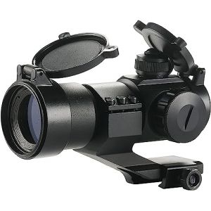 KinZon Mire Viseur Tactique pour Armes &agrave; feu, Rouge et Vert Mire Reflex Optique pour Rail Picatinny - 1x30mm - 4 MOA - Montage en Porte-&agrave;-Faux, Lunette de vis&eacute;e Fusil Chasse et Airsoft (KinZon Official, neuf)