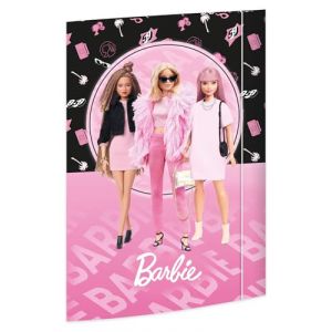 RNKVerlag Porte-documents Barbie 320 x 430 mm, pour formats jusqu'à A3, avec fermeture élastique, 1 pièce (coseon-de, neuf)