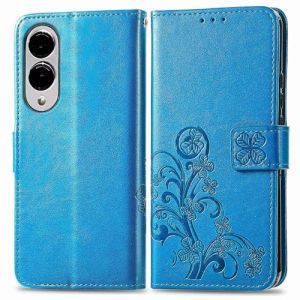 RankOne Coque en Cuir pour Samsung Galaxy S25 Edge (6.7" inches), &Eacute;tui Portefeuille avec 3 Emplacements pour Cartes 1 Poche &agrave; Monnaie - Bleu (Rankone, neuf)
