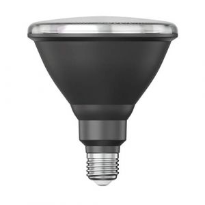 ledscom.de Ampoule LED E27, PAR38 cou court, blanc (4200 K), 16,1 W, 1379lm, 45°, miroir réflecteur (argent) (LEDs Com GmbH, neuf)
