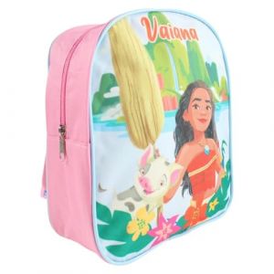 arlis Sac à dos Vaiana avec fermeture éclair, pour l'école et les loisirs - 25X 22 X 10 Cm (Vaiana) Marternelle (fastday, neuf)
