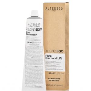 Alterego Blondego Pure Diamond Lift 60ml - cr&egrave;me colorante &eacute;claircissante iris&eacute; (Hair Gallery, neuf)