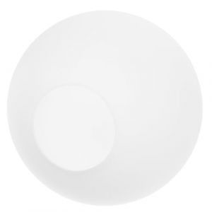 PRETYZOOM Abat-Jour Globe En Verre Lait Givré Abat-Jour Boule En Verre Abat-Jour Sphère Luminaire De Remplacement Pour Lustre Applique Murale 18 Cm (Coddle HSY, neuf)
