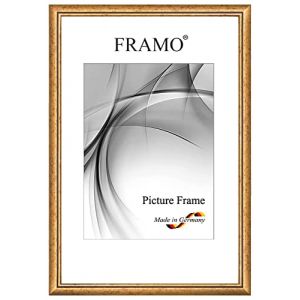 FRAMO Cadre photo baroque 50 x 70 cm en bois massif | Bordeaux Rouge d'or | Couleur/taille s&eacute;lectionnable | Cadre antique vintage r&eacute;tro N&deg;069 (Framecenter24_online, neuf)