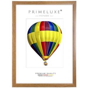 PrimeLuxe Cadre photo en bois 33 x 48 cm (Dimension de l'image) en Chêne rustique | Couleur et taille sélectionnables | pour affiches | Puzzle | collage de photos (E-Commerce DELUXE, neuf)