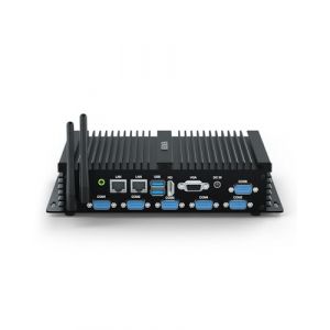 VENOEN PC Industrial Win 11 8th Gen Core i7, Industriel pc Desktop RS232 COM, Dual LAN Pc sans Ventilateur Linux, 8GB RAM 512GB SSD, HD, VGA, Wi-FI, BT 4.0, 3G/4G SIM Card Slot, Auto Power on (VENOEN MINI PC, neuf)