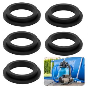 Lot de 5 Joints Toriques de Rechange Piscine 11412 pour Pompe &agrave; Filtre &agrave; Sable pour Intex 26323CA, 26323EH, 26331CA, 26331EH, 26337EH Noir (Tai yuan fu xiu mao yi you xian gong si, neuf)