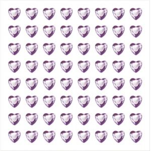 Tatouage temporaire Party DIY Face Stickers Rhinestones Maquillage Outils de Maquillage Visage Bijoux Eyebrow Stickers Diamond Eye Makeup (violet clair) (SIXIANduoxiao, neuf)