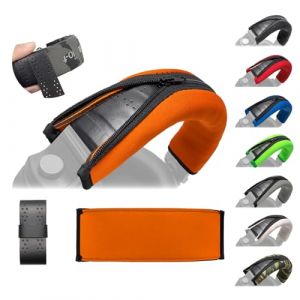 Voarmaks HDJ X7 Housse de coussin de rechange compatible avec casque Pioneer HDJ-X5 X5BT HDJ-X7 X7BT X7S HDJ-X10 HDJ1000 HDJ1500 HDJ2000 DJ &ndash; Bande de protection pour bandeau (orange) (MusicMate2015, neuf)