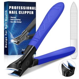 Coupe Ongle pour Femmes, Coupe Ongle Professionnel Ultra Tranchant pour Ongles Epais, Coupe Ongle pour Hommes, Coupe Ongles pour Les Manucures Et Les Pédicures, Coupe-Ongles Professionnel pour Adulte (St. Richer-US, neuf)