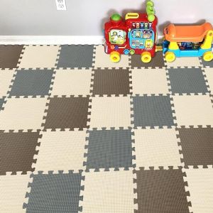 YIMINYUER® 25 Morceaux (30cmx30cmx1cm Chaque Morceau), Tapis De Puzzles Mousse Enfant, Jeu Bebe Dalle Mousse, Tapis De Sol R06R10R12G301025 (YIMINYUER TOYS, neuf)