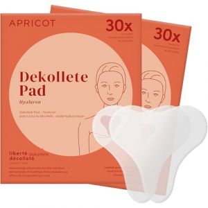 APRICOT Beauty patch anti-rides d&eacute;collet&eacute; &agrave; l'acide hyaluronique I Patch silicone pour le d&eacute;collet&eacute; I Patch anti-rides "libert&eacute; d&eacute;collet&eacute;" Made in Germany I R&eacute;utilisable I Lot de 2 (Apricot GmbH, neuf)