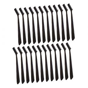 Healeved Lot De 30 Peignes à Sourcils Et Brosses à Cils Petites, Portables, En Matériau Pp Solide, Couleur Aléatoire, Pour Maquillage Quotidien Et Soins Personnels (Accompany JY, neuf)