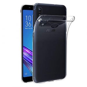 PHONILLICO Coque ASUS Zenfone Max M1 ZB555KL 5,5" - Housse Etui Gel TPU Silicone Transparent Protection Souple Ultra Mince Fine Slim Leger Anti Choc R&eacute;sistant (Phonillico, neuf)