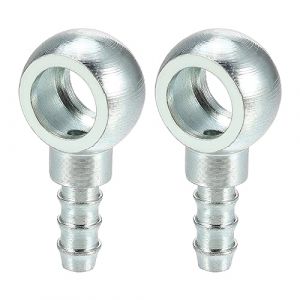 QUARKZMAN 12mm Diam&egrave;tre 7.7 mm OD Moto Banjo Raccord Adaptateur - 2 pcs (QUARKZMAN, neuf)