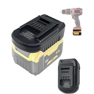 TPDL DM18EIN Adaptateur de Batterie pour Dewalt et Milwaukee - Convertisseur vers Outil Électrique Einhell - Compatible avec Dewalt 20V et Milwaukee 18V (ZhimeixinKeji, neuf)